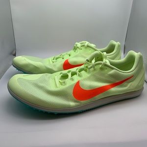 Nike Men's Zoom Rival D 10 Track & Field Running Shoes Cleats Yellow Size 14